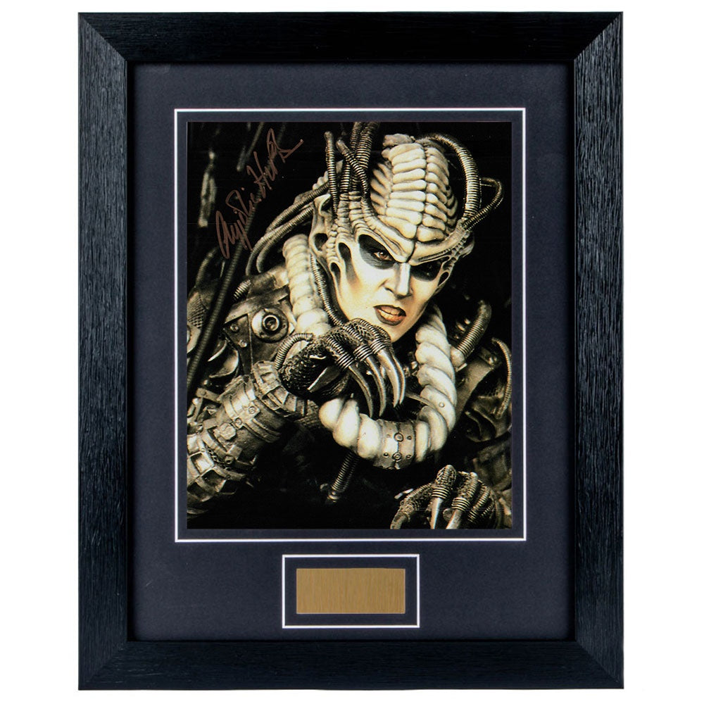 Anjelica Huston Personally Signed Captain EO V1 8 x 10 Photograph Framed