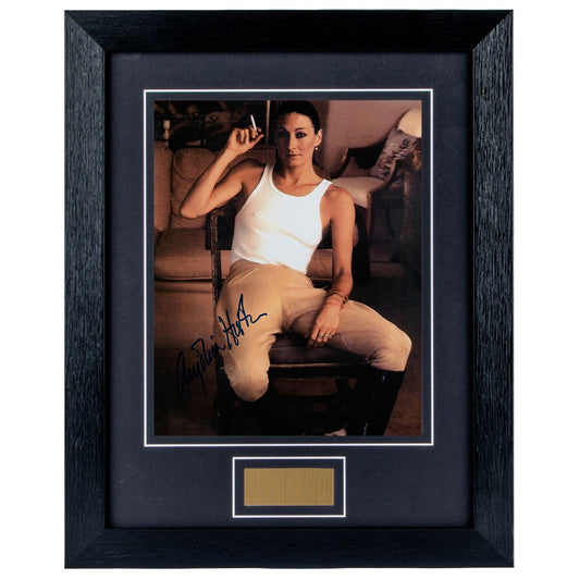 Anjelica Huston Personally Signed Portrait v2 8 x 10 Photograph Framed