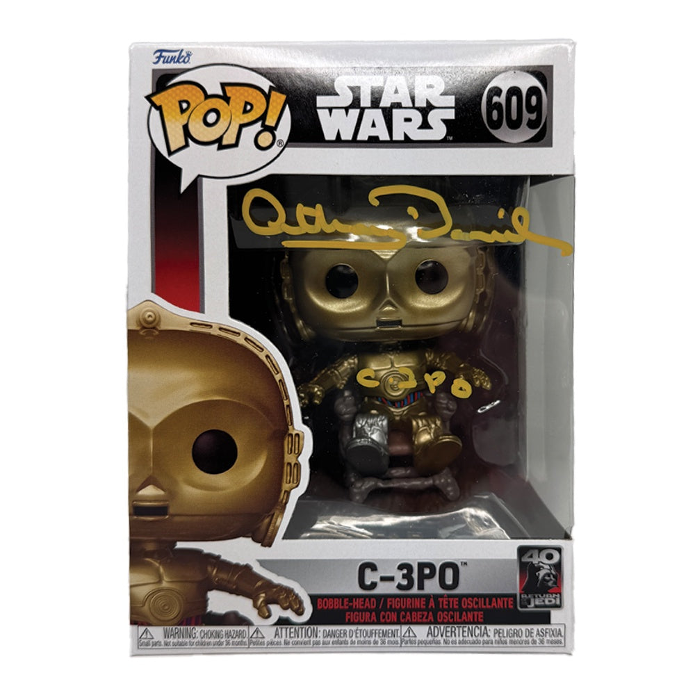 C-3PO Signed Anthony Daniels Pop Vinyl #609