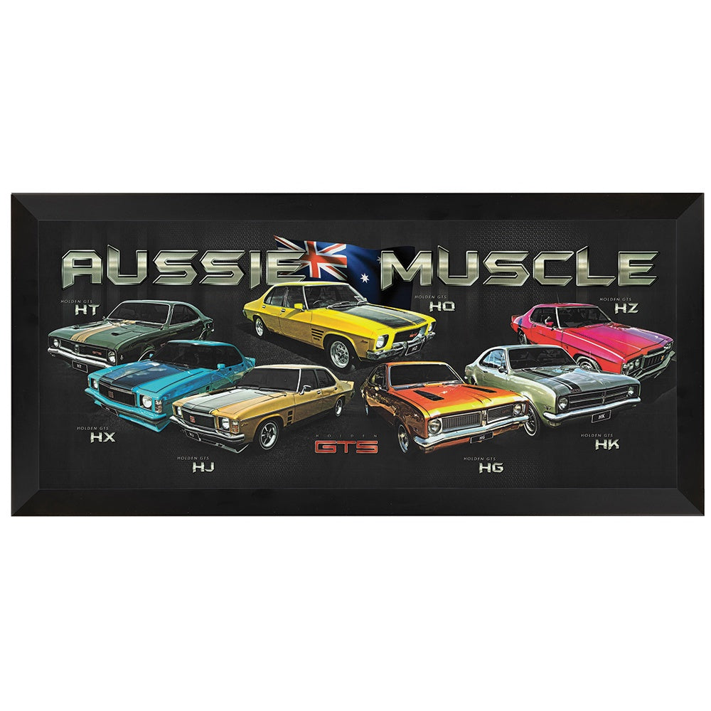 Aussie Holden Muscle Print Framed