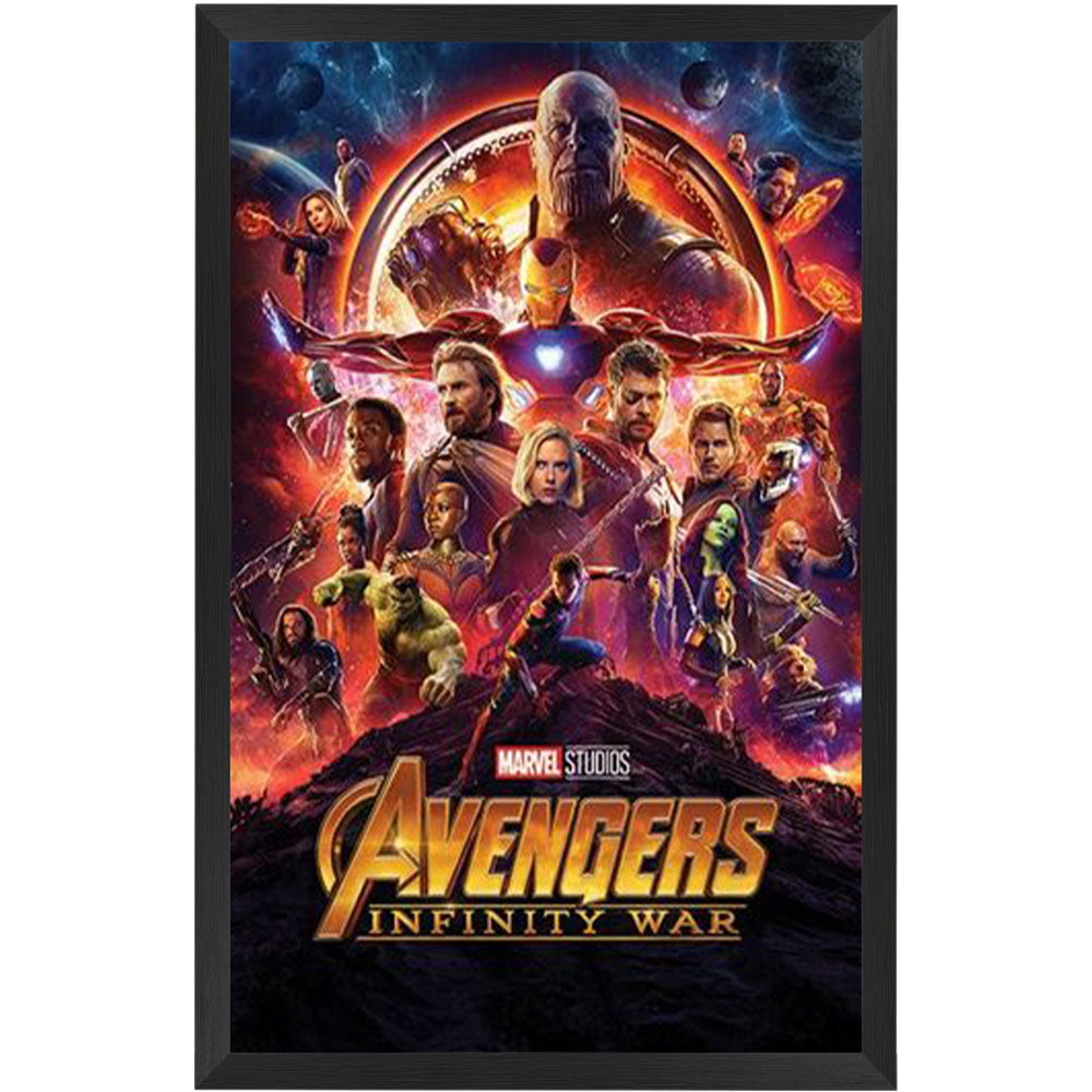Avengers Infinity War Poster Framed
