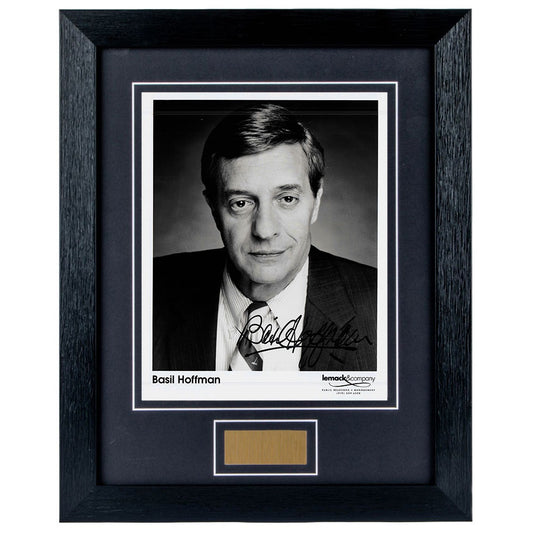Basil Hoffman Personally Signed Portrait 8 x 10 Photograph Framed