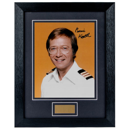 Bernie Kopell Personally Signed Love Boat 8 x 10 Photograph Framed