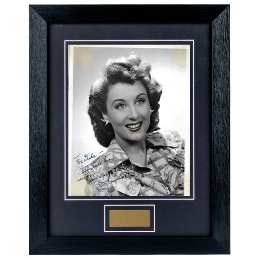 Betty Garrett Personally Signed Personalised Portrait 8 x 10 Photograph Framed