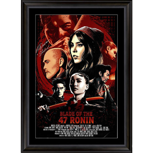 Mark Dacascos Signed Blade Of The 47 Ronin Movie Poster 3 Framed