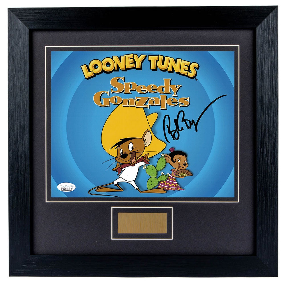 Bob Bergen Personally Signed Speedy Gonzales V1 8x10 Photograph Framed