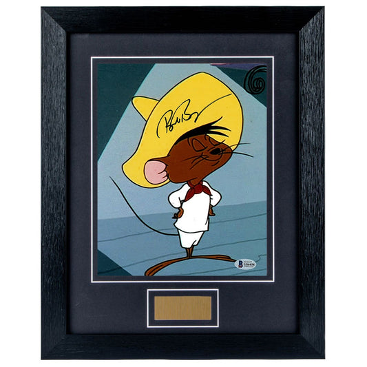Bob Bergen Personally Signed Speedy Gonzales V2 8x10 Photograph Framed