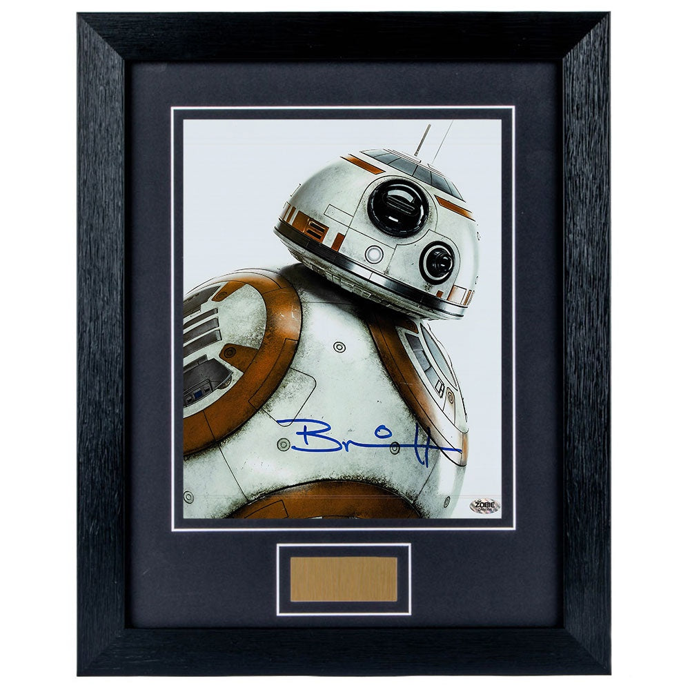 Brian Herring Personally Signed Star Wars The Force Awakens 8 x 10 Photograph Framed