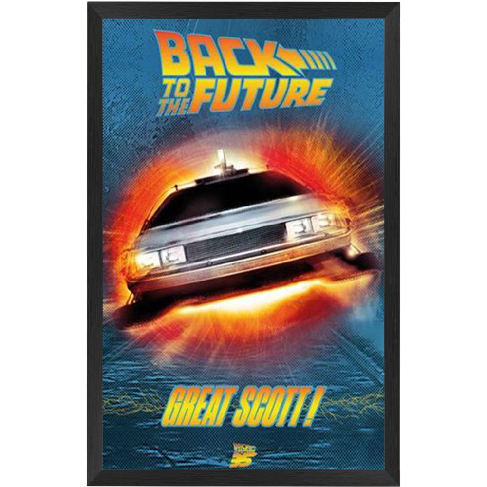 Back To The Future - Great Scott Poster Framed