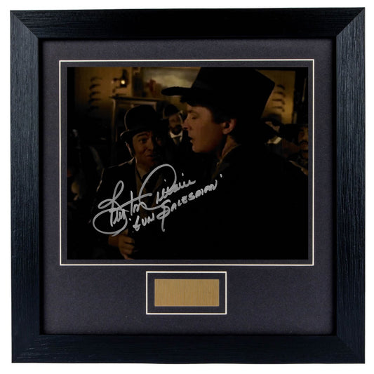 Burton Gilliam Personally Signed Back To The Future Part 3  8 x 10 Photograph Framed