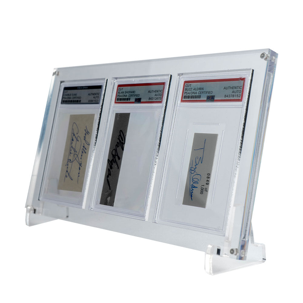 Acrylic Display Case For PSA Graded Cards Hold 3 Cards