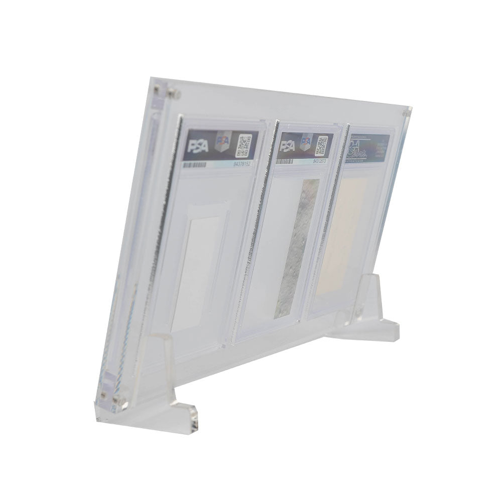 Acrylic Display Case For PSA Graded Cards Hold 3 Cards