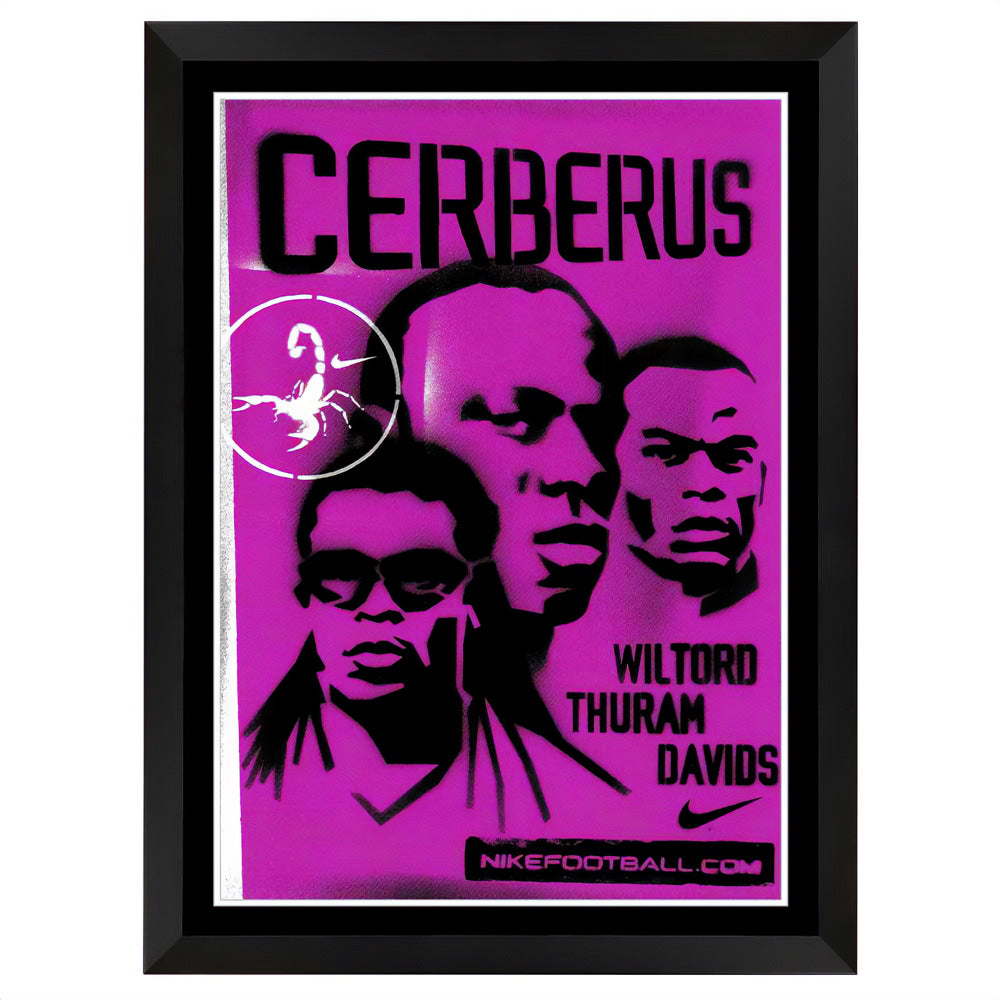 Nike Scorpion KO 2002 Cerberus Vintage Spray-Painted Football Artwork