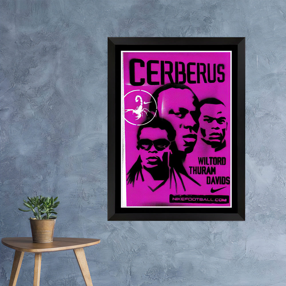 Nike Scorpion KO 2002 Cerberus Vintage Spray-Painted Football Artwork