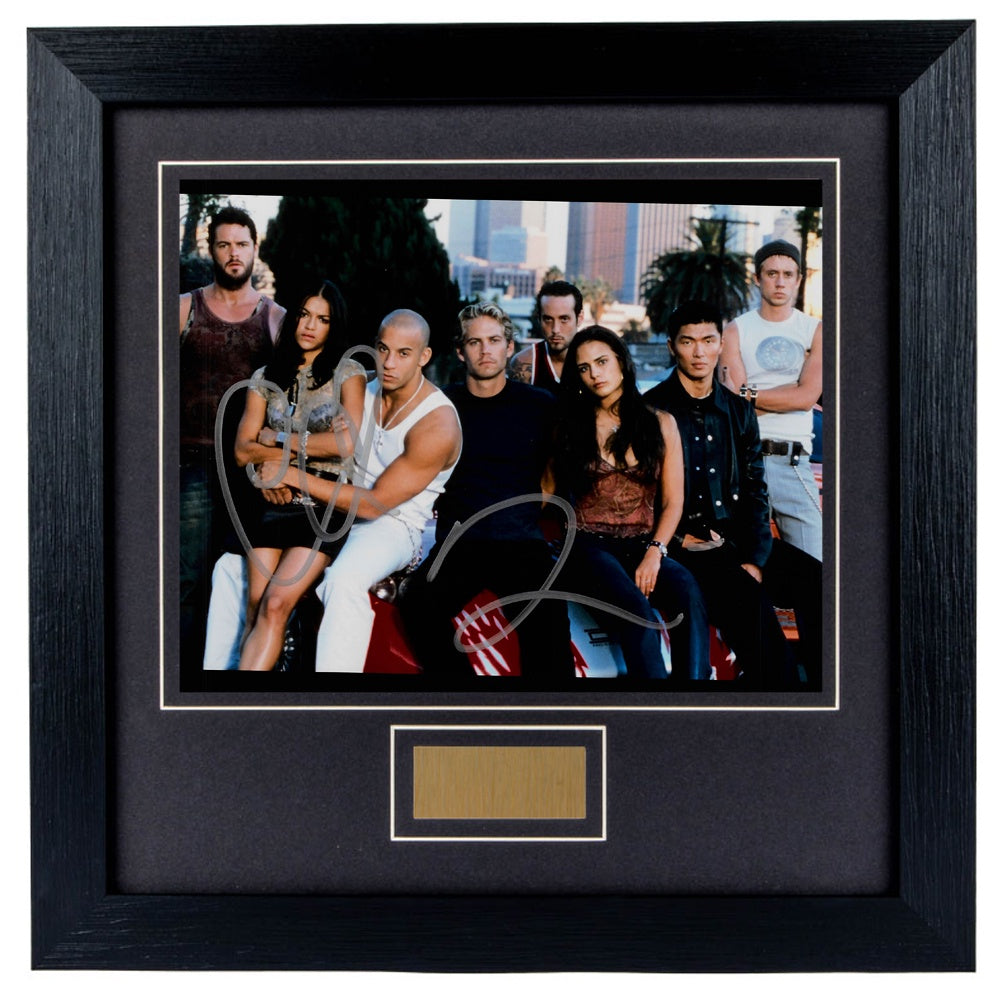 Chad Lindberg Personally Signed Fast And Furious 8 x 10 Photograph Framed