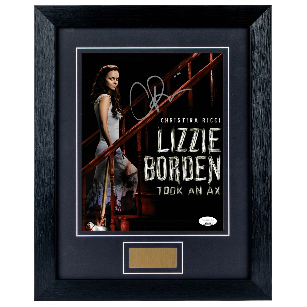 Christina Ricci  Personally Signed Lizzie Borden Took an Ax 8 x 10 Photograph Framed