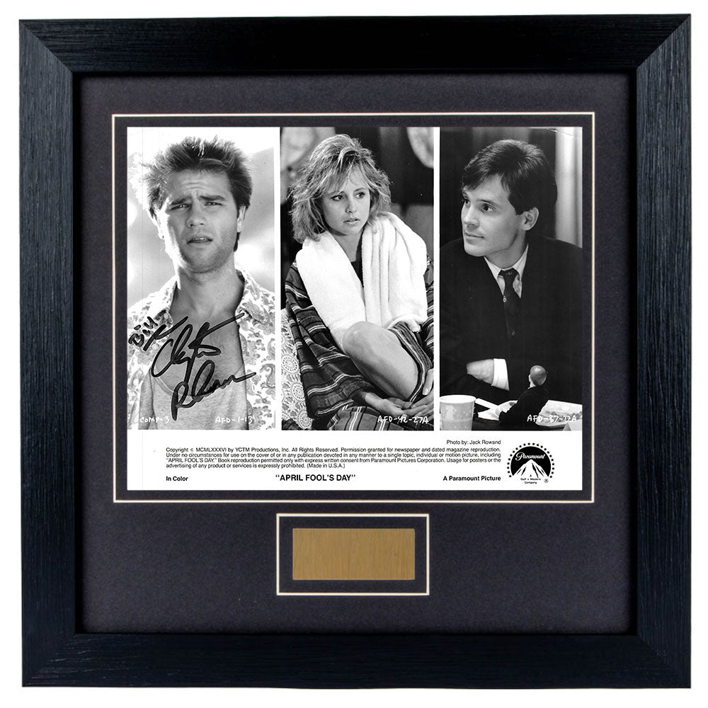 Clayton Rohner Personally Signed April Fools Day 8 x 10 Photograph Framed