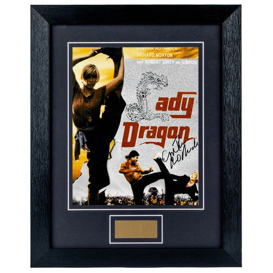 Cynthia Rothrock Personally Signed The Lady Dragon V2 8 x 10 Photograph Framed