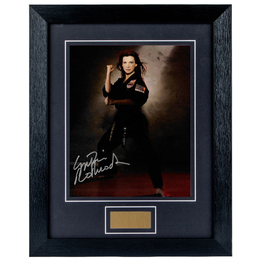 Cynthia Rothrock Personally Signed Portrait V3 8 x 10 Photograph Framed