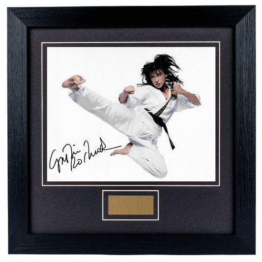 Cynthia Rothrock Personally Signed Portrait V5 8 x 10 Photograph Framed