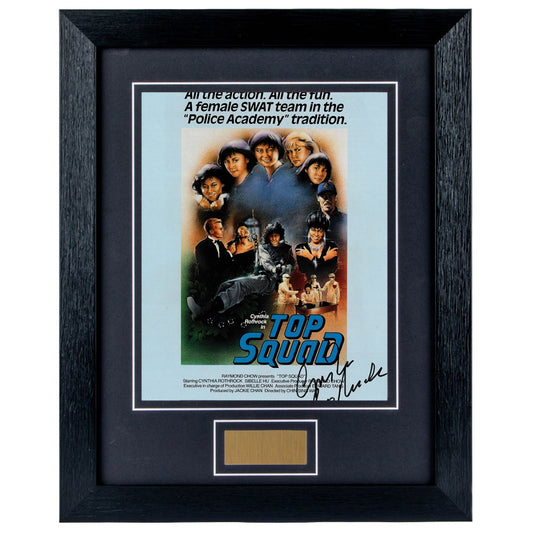 Cynthia Rothrock Personally Signed Top Squad  8 x 10 Photograph Framed