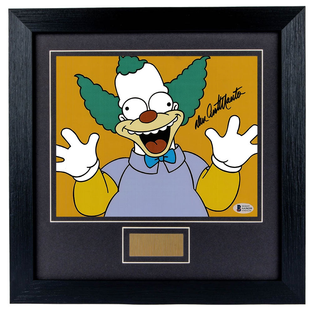 Dan Castellaneta Personally Signed The Simpsons Krusty the Clown 8x10 Photograph Framed