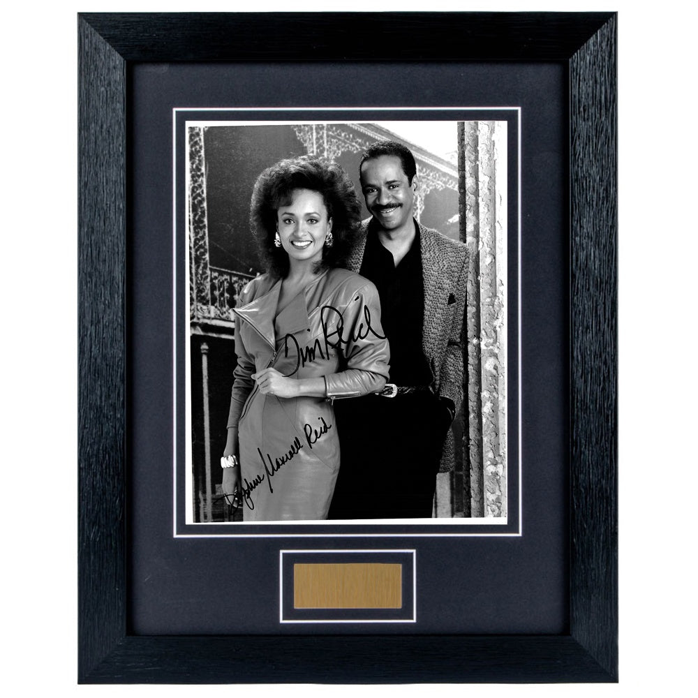Daphne Maxwell Reid & Tim Reid Personally Signed WKRP in Cincinnati/Fresh Prince Of Bel Air  8 x 10 Photograph Framed