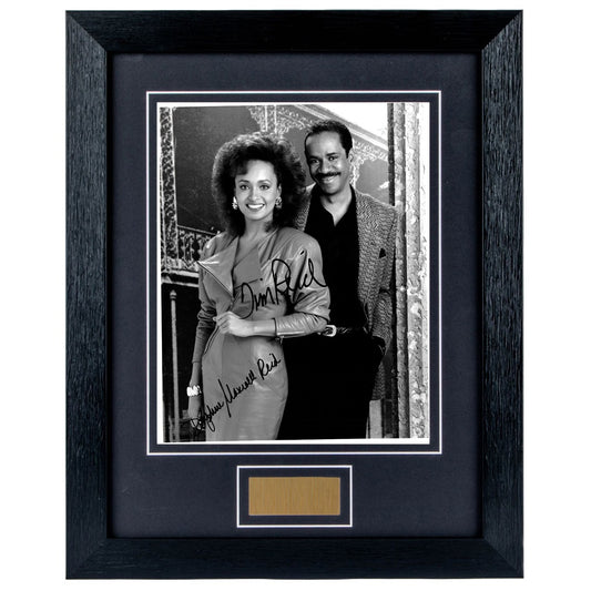 Daphne Maxwell Reid & Tim Reid Personally Signed WKRP in Cincinnati/Fresh Prince Of Bel Air  8 x 10 Photograph Framed