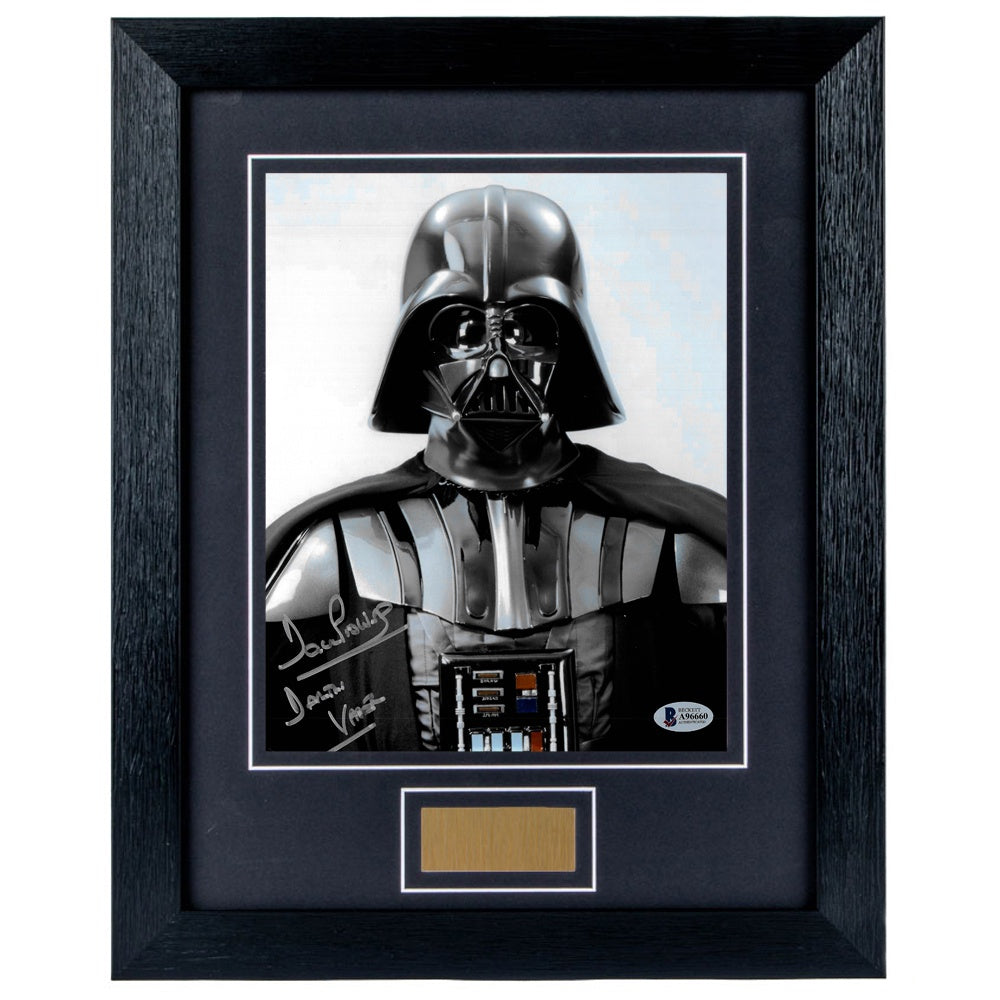 David Prowse Personally Signed Star Wars V1 8 x 10 Photograph Framed