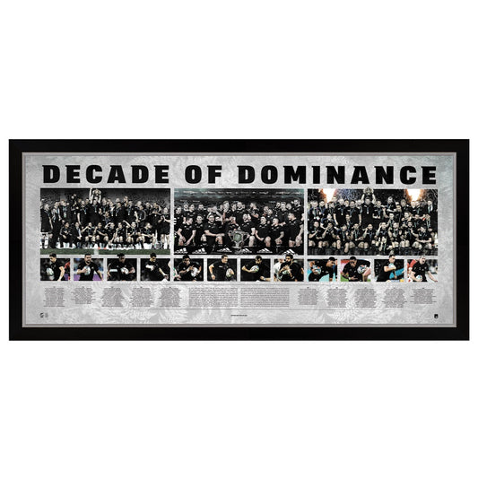 All Blacks Decade Of Dominance Framed