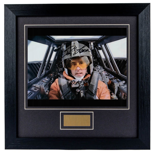 Denis Lawson Personally Signed Star Wars V2 8 x 10 Photograph Framed