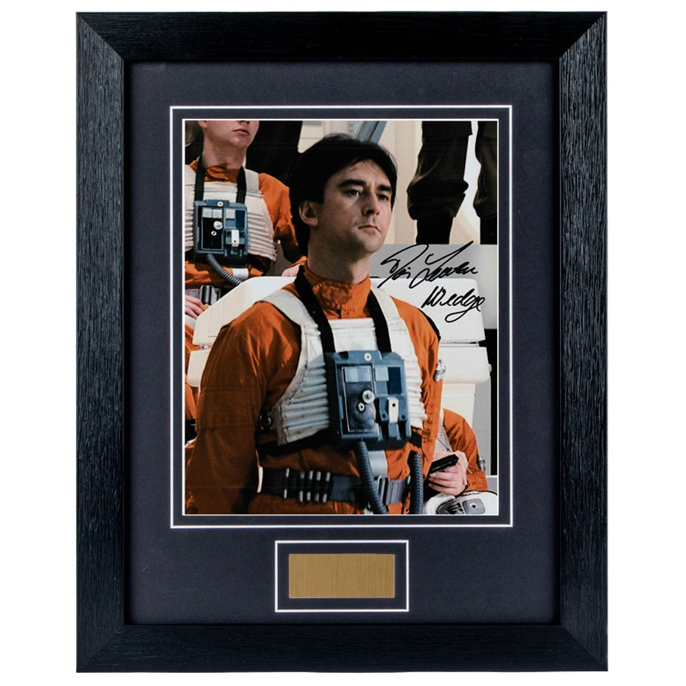 Denis Lawson Personally Signed Star Wars V3 8 x 10 Photograph Framed