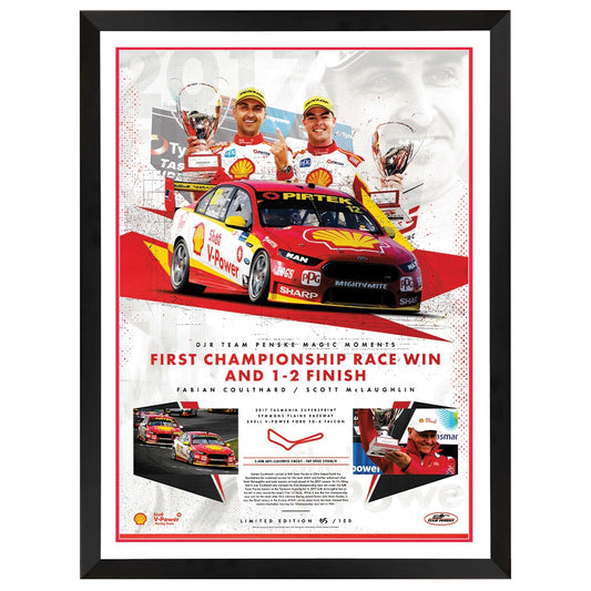 Shell V Power 1-2 Finish Print Framed