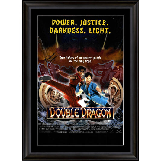 Mark Dacascos Signed Double Dragon Movie Poster 1 Framed