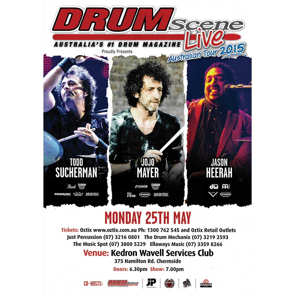 Drum Scene Live 2015 Poster Framed