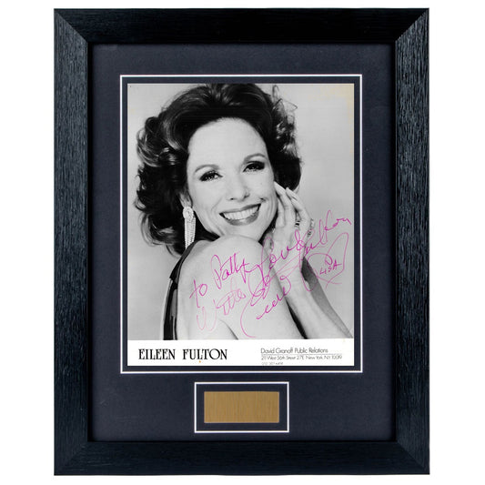 Eileen Fulton Personally Signed As the World Turns personalised 8 x 10 Photograph Framed