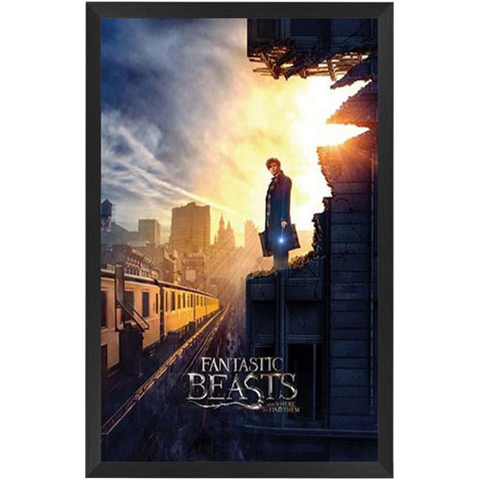 Fantastic Beast and Where To Find Them Poster Framed