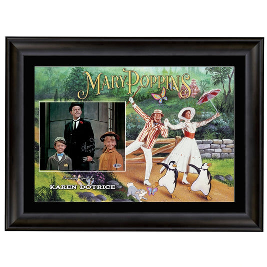 Mary Poppins Karen Dotrice Signed 8x10 Photo 3 Framed