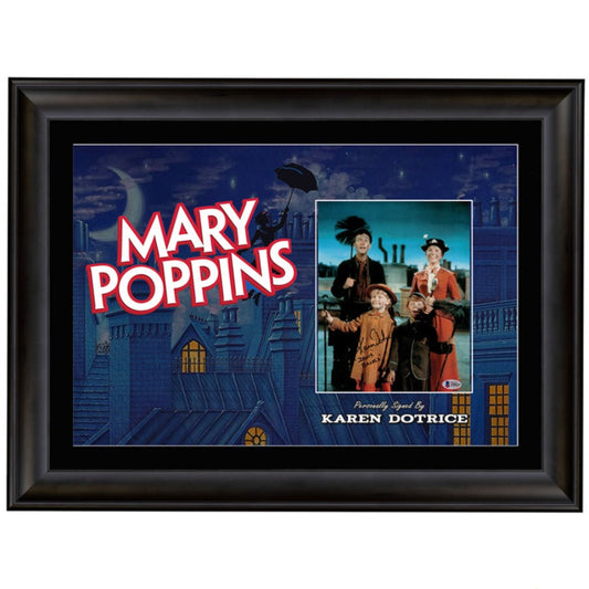 Mary Poppins Karen Dotrice Signed 8x10 Photo 2 Framed