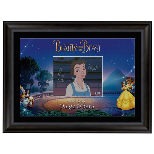 Beauty  and the Beast Paige O'Hare Signed 8x10 Photo 6 BAS Framed