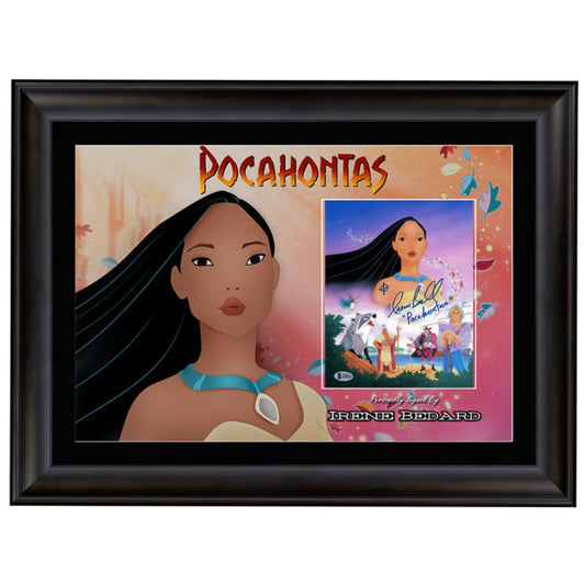 Pocahontas Irene Bedard Signed 8x10 Photo 3 Framed