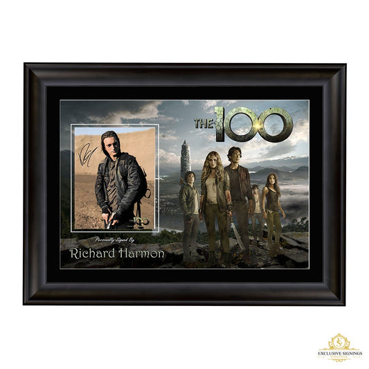 The 100 Richard Harmon Signed 8x10 Photo 1 Framed