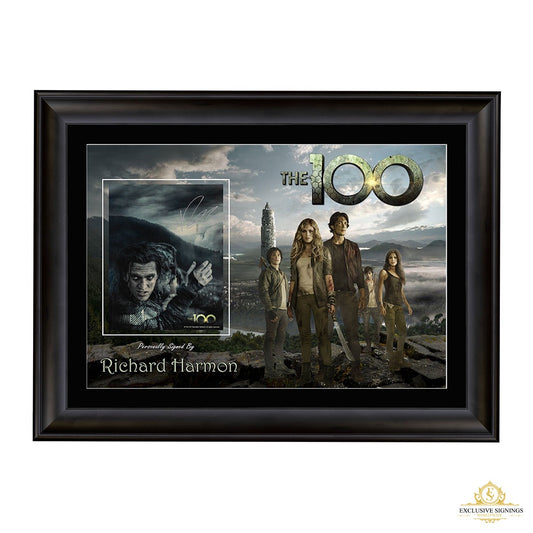 The 100 Richard Harmon Signed 8x10 Photo 2 Framed