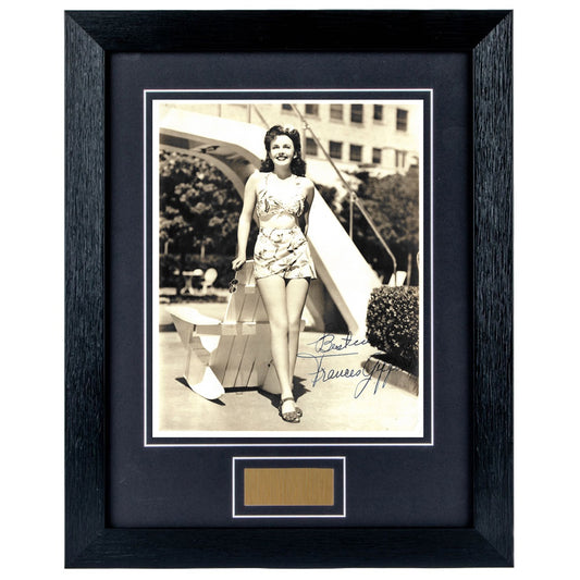 Francis Gifford Personally Signed Portrait 8 x 10 Photograph Framed