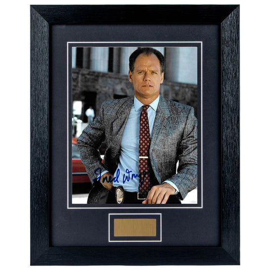Fred Dryer Personally Signed Hunter 8 x 10 Photograph Framed ...