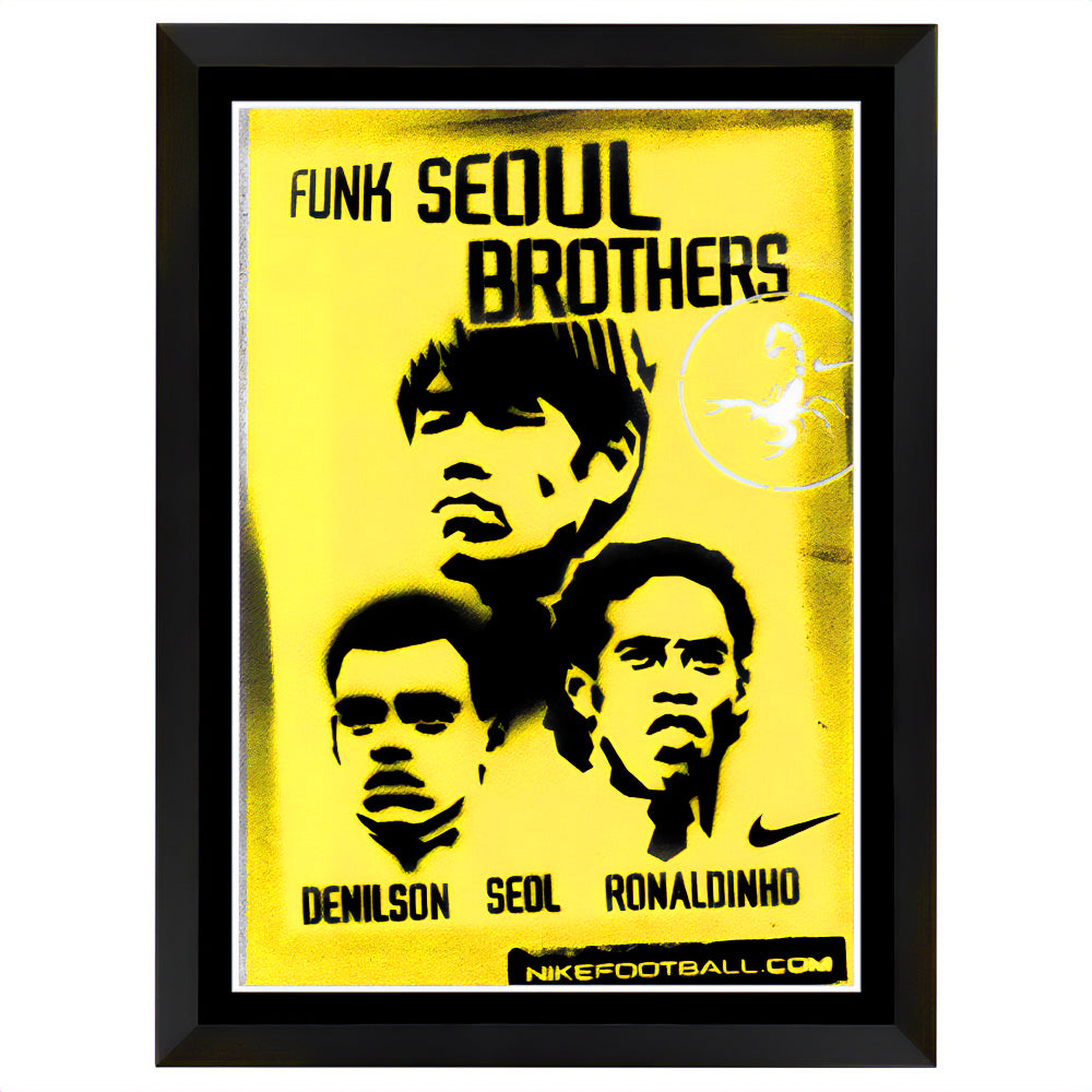 Nike Scorpion KO 2002 Funk Seoul Brothers Vintage Spray-Painted Football Artwork