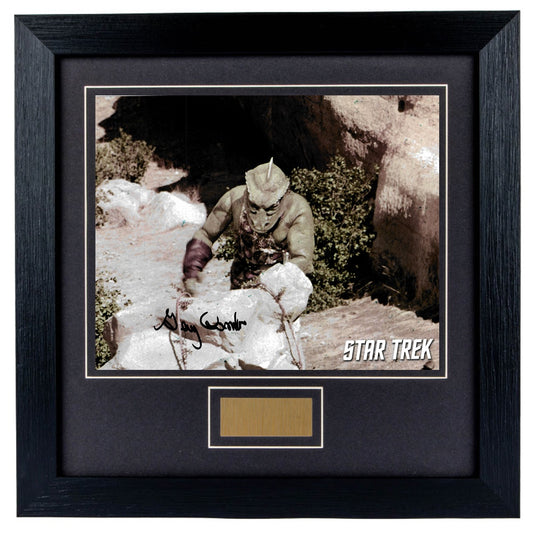 Gary Combs Personally Signed Star Trek V1 8 x 10 Photograph Framed