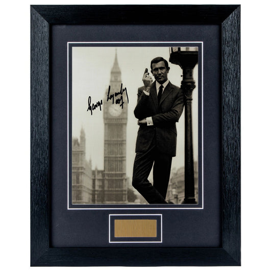 George Lazenby Personally Signed Her Majesty's Secret Service V2 8 x 10 Photograph Framed