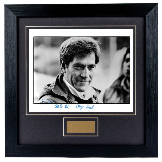 George Segal Personally Signed Personalised Portrait 8 x 10 Photograph Framed