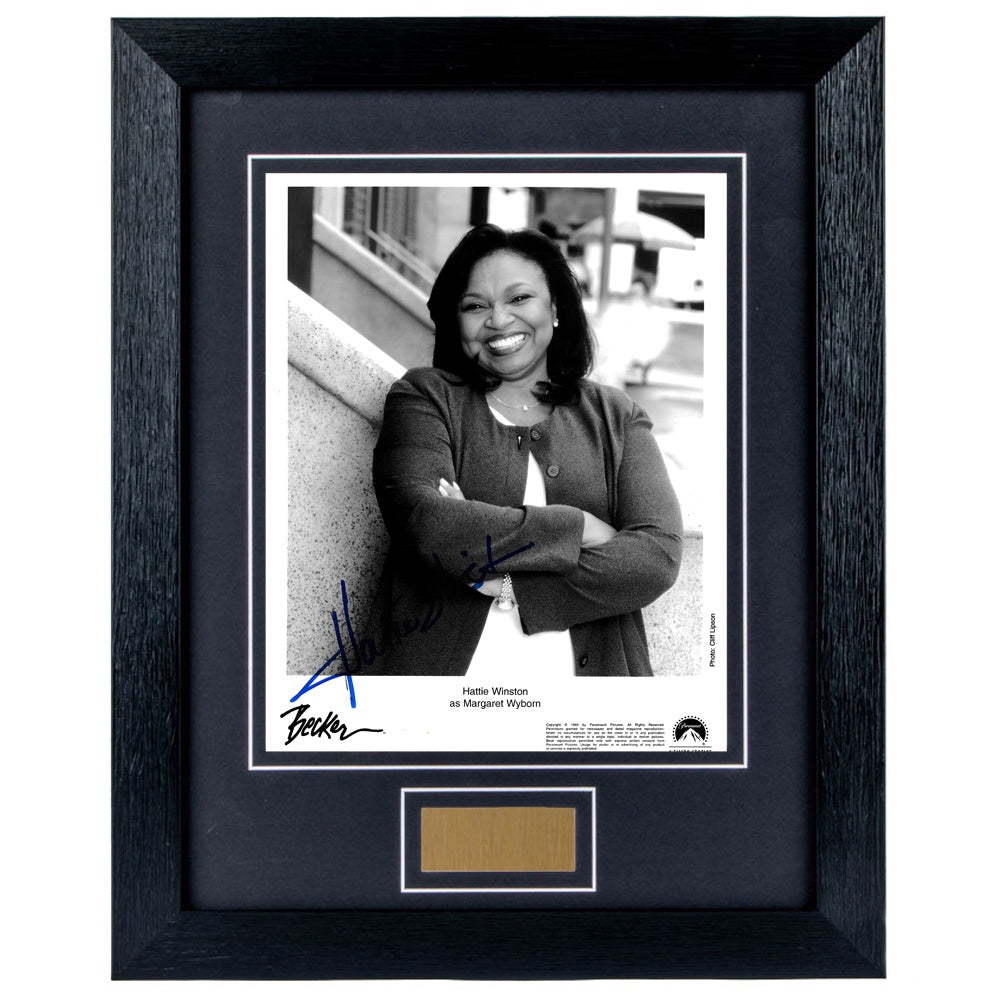 Hattie Winston Personally Signed Becker 8 x 10 Photograph Framed